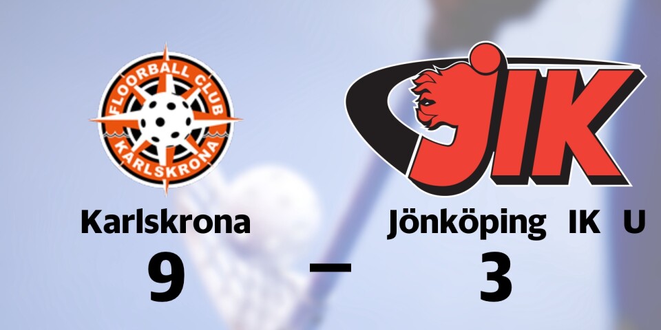 FBC Karlskrona vann mot Jönköping IK Utveckling
