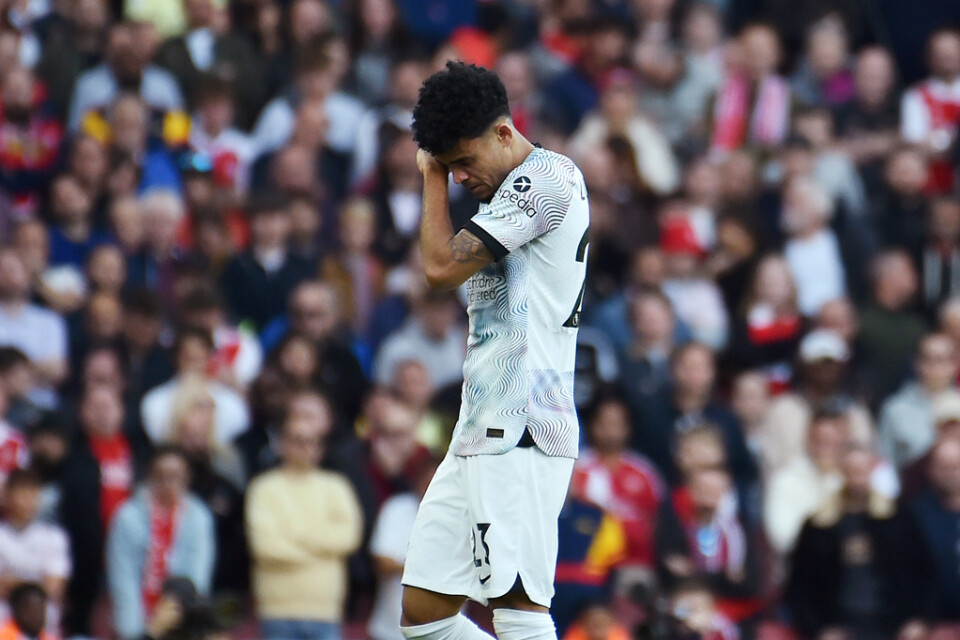Liverpools Luis Diaz är knäskadad och uppges vara åter i spel i december.