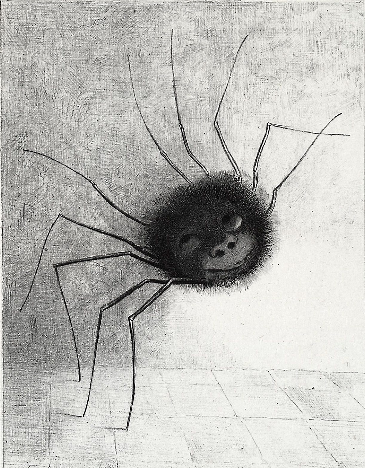 Spindel (Araignée), 1887. Litografi