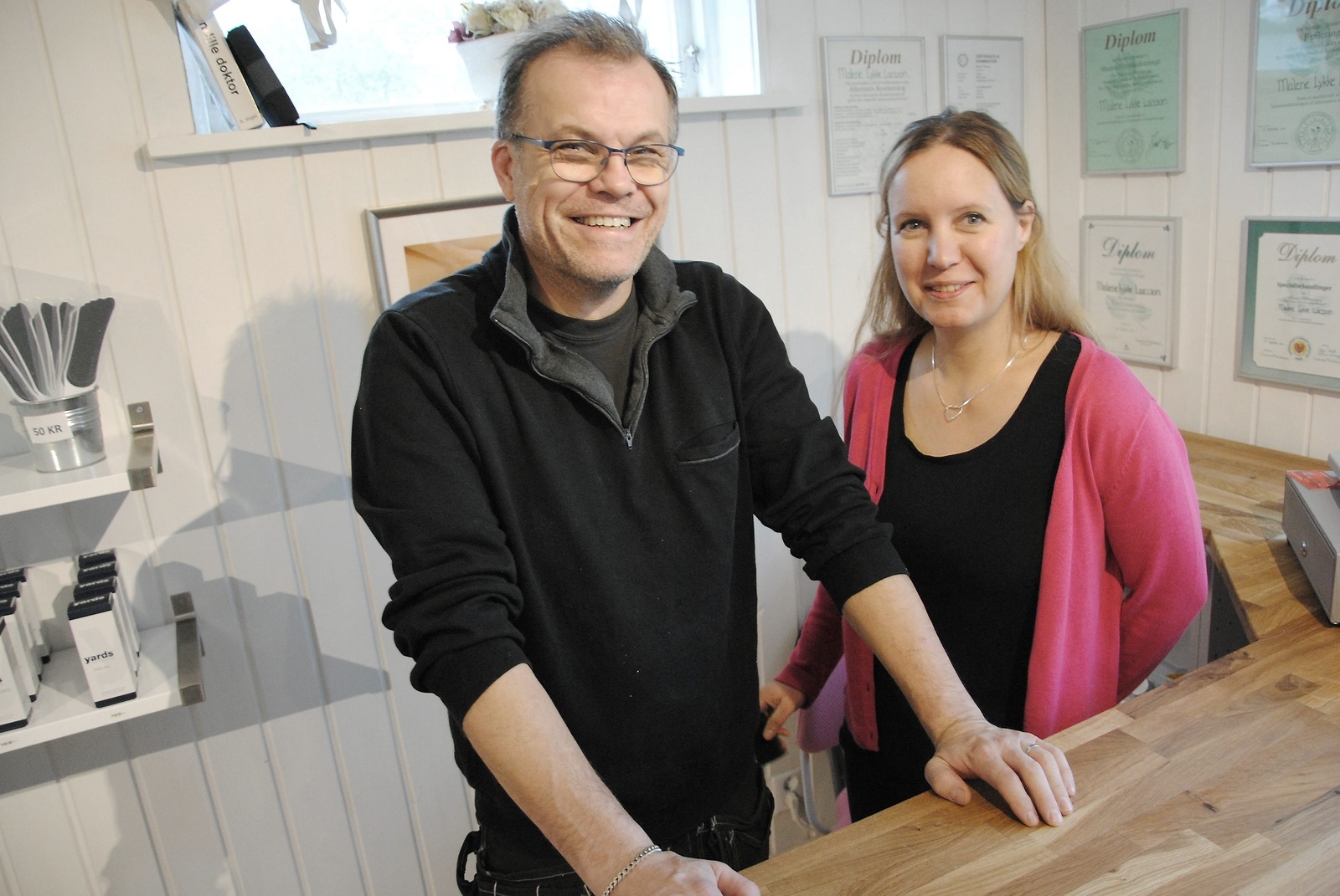 Per-Ivar Hellberg och Malena Larsson.