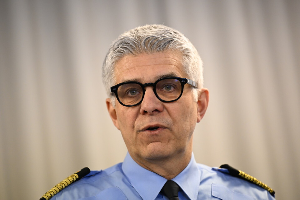 Rikspolischef Anders Thornberg har kritiserats efter Mats Löfvings död. Arkivbild.