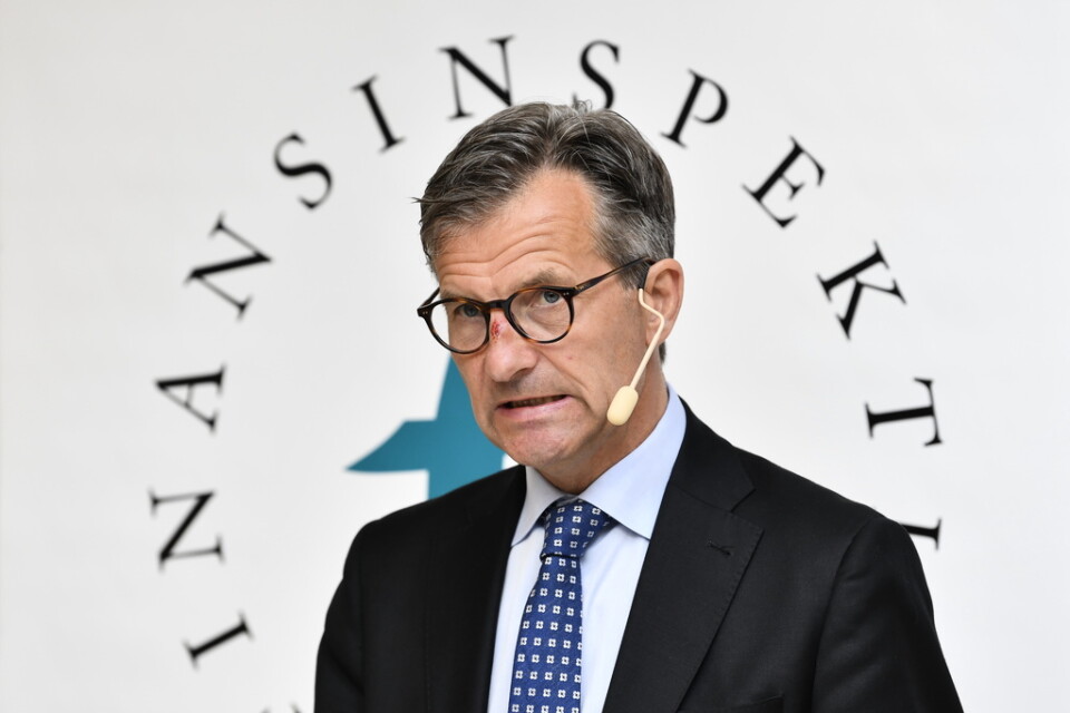 FI:s generaldirektör Erik Thedéen är bestämd – bankerna ska inte trycka på utdelningsknappen i år. Arkivbild.