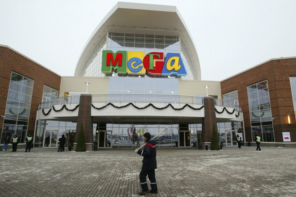 Ikea bedriver också verksamhet under varumärket Mega i Ryssland. Det är shoppingcenter som kommer att fortsätta att hålla öppet. Arkivbild.