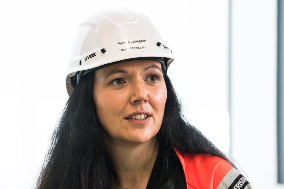 Helena Lönegård från Olofström är ny plats- och produktionschef på Saab Kockums i Karlskrona.