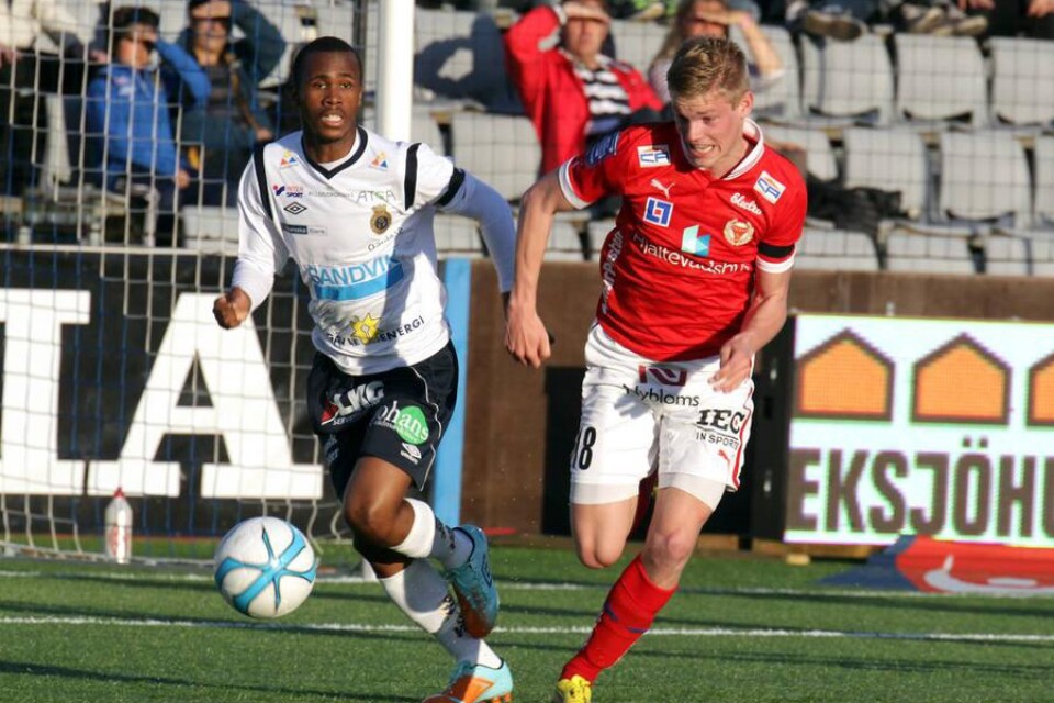 Anton Agebjörn får inget nytt kontrakt med Kalmar FF. Foto: TT