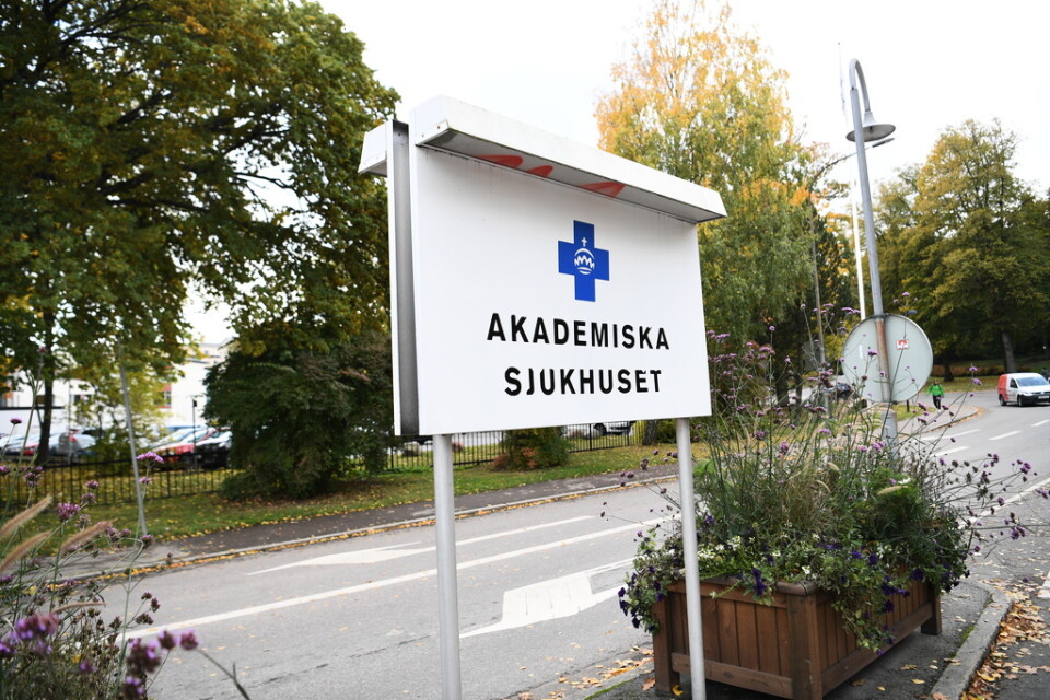 Akademiska sjukhuset i Uppsala dras med rekordstort underskott. Arkivbild.