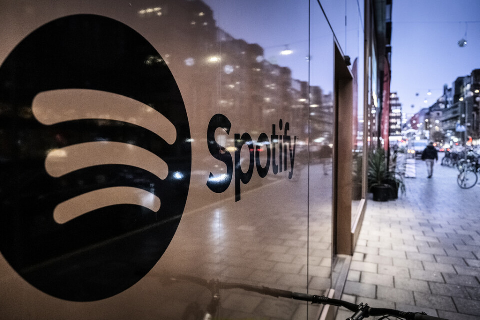 Spotifys huvudkontor i Stockholm. Arkivbild.