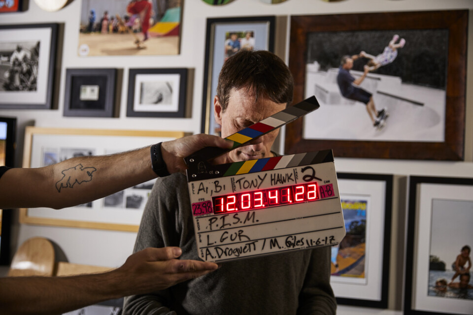 Skateboardlegendaren Tony Hawk gav namnet till spelserien – och medverkar i dokumentären "Pretending I'm a superman".