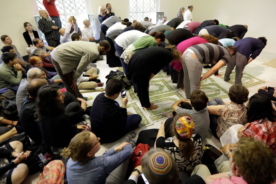 I Ibn-Rushd-Goethe-moskén i Berlin kan män och kvinnor be tillsammans.