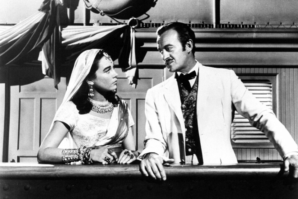 "Jorden runt på 80 dagar" har blivit film många gånger, bland annat en Oscarsbelönad version från 1956, där David Niven spelade Phileas Fogg och Shirley Maclaine gjorde rollen som prinsessan Aouda. Arkivbild.