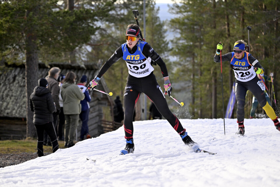 Elvira Öberg slutade tvåa i dagens sprinttävling i Idre.