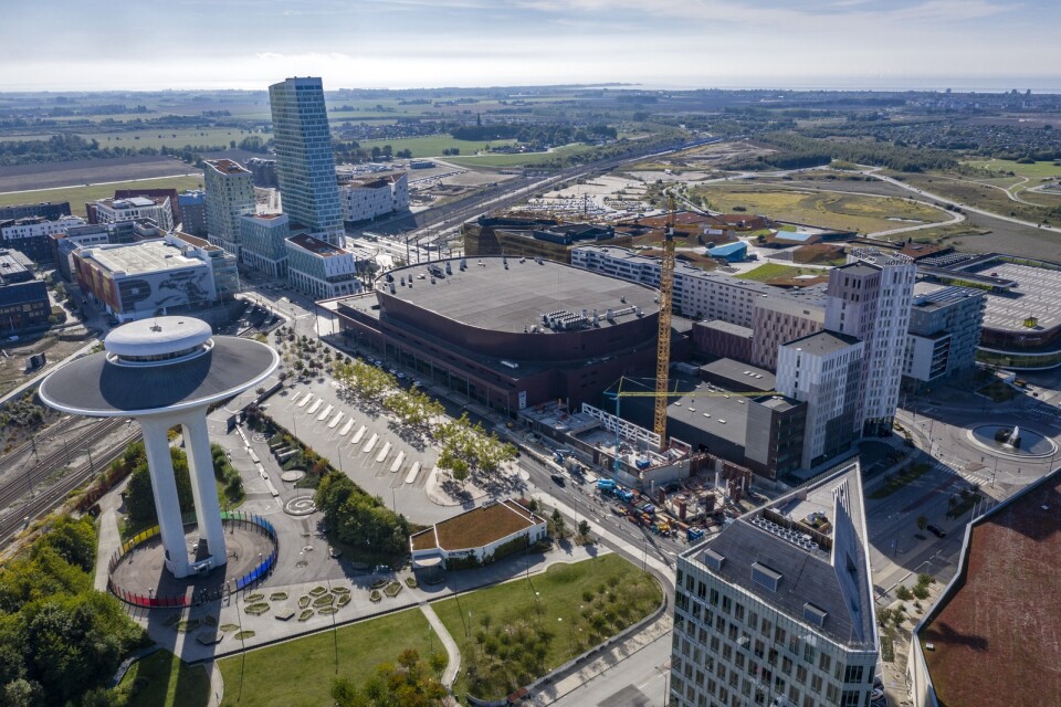 Malmö – en stad som växer snabbt. Arkivbild från stadsdelen Hyllie.