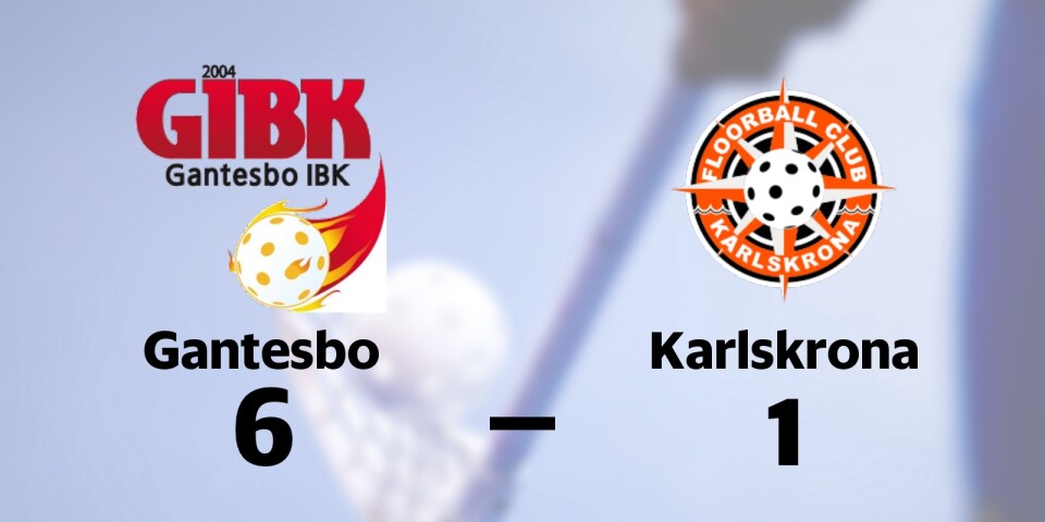 Gantesbo IBK vann mot FBC Karlskrona B