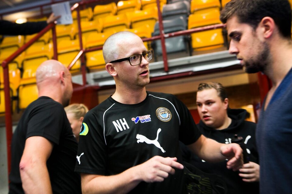 Nils-Petter Hjelm är tillbaka i FBC Kalmarsund – den här gången i klubbens division 1-lag. Foto: Johanna Eriksson