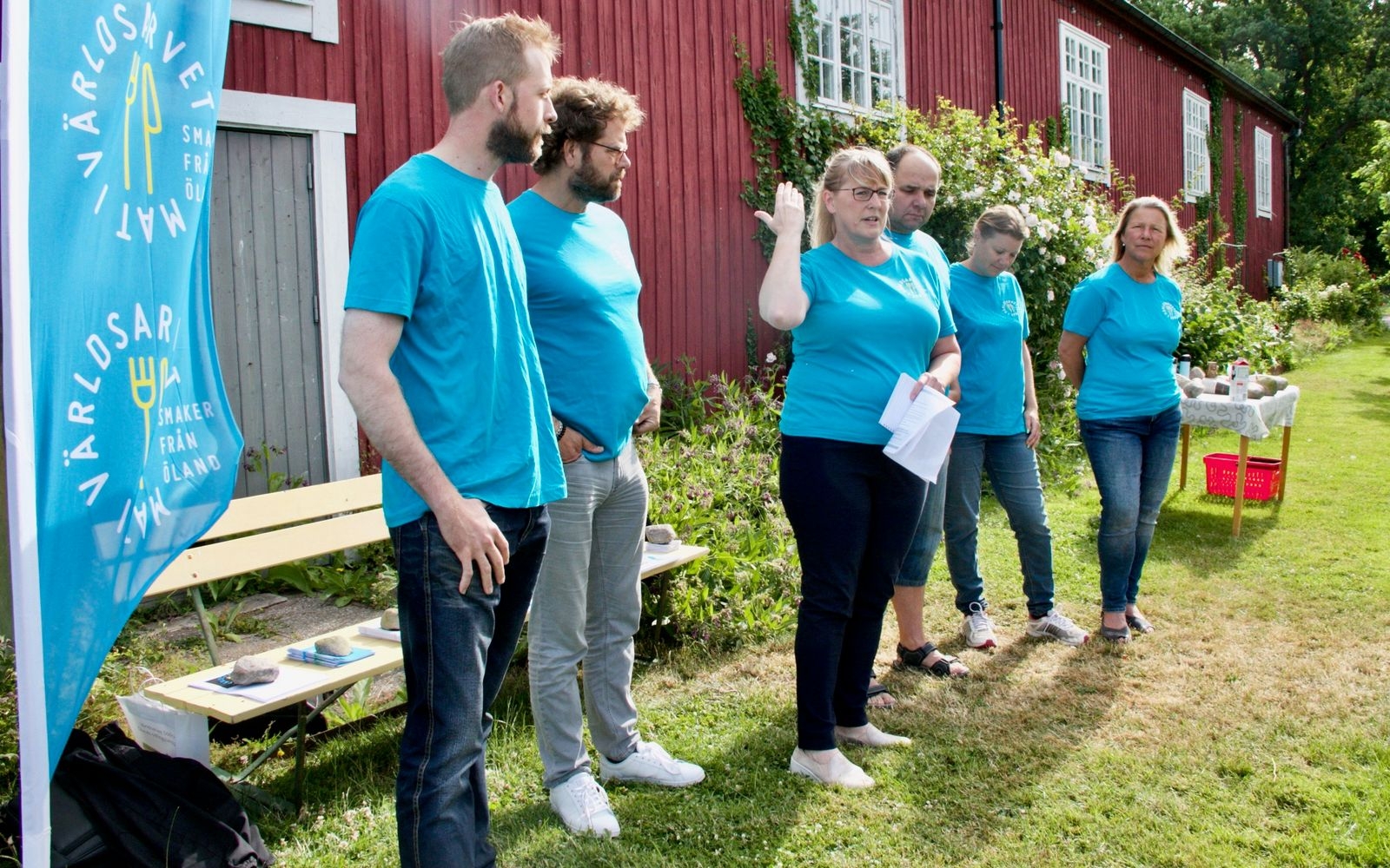 Representanter för Mat i världsarvet samlades i Mörbylånga Hamn där mässan ska ta plats om drygt en månad.