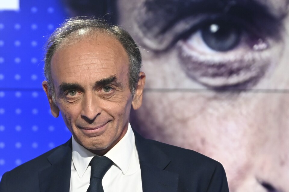 Den kontroversielle debattören och författaren Éric Zemmour ses som en joker inför nästa års franska presidentval. Arkivbild.