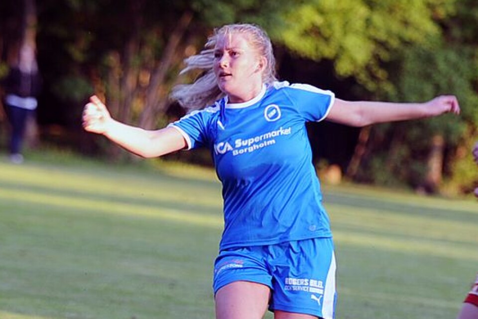 RM:s Maja Sjögren gjorde 1–0 på straff.