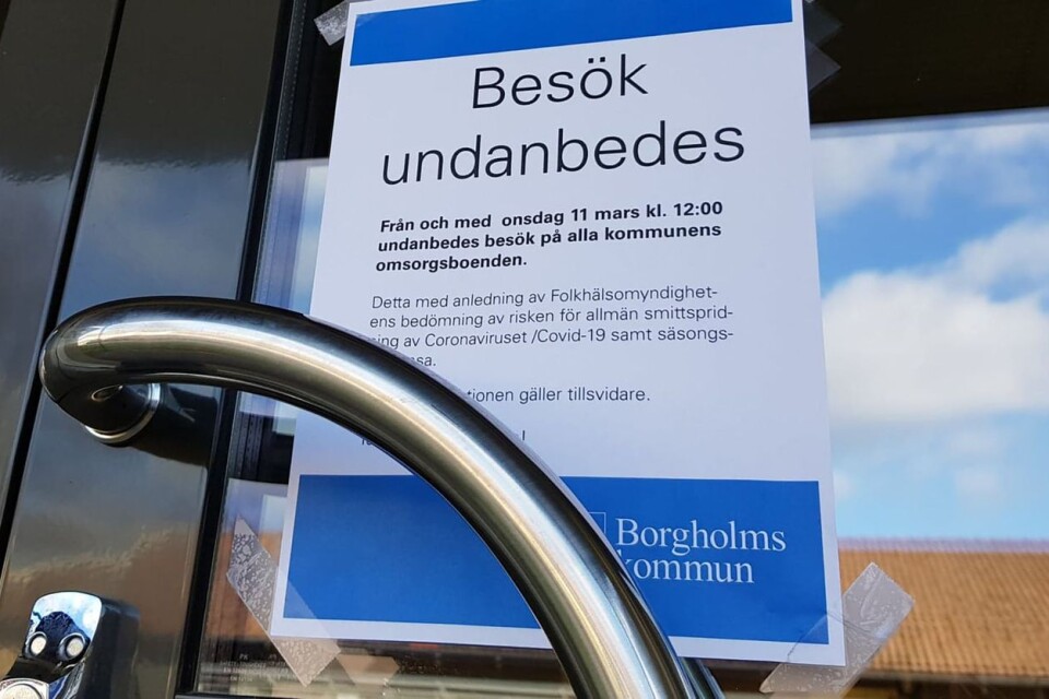 Borgholms kommun går upp i stabsläge och vidtar en rad av åtgärder på grund av coronalarmet.