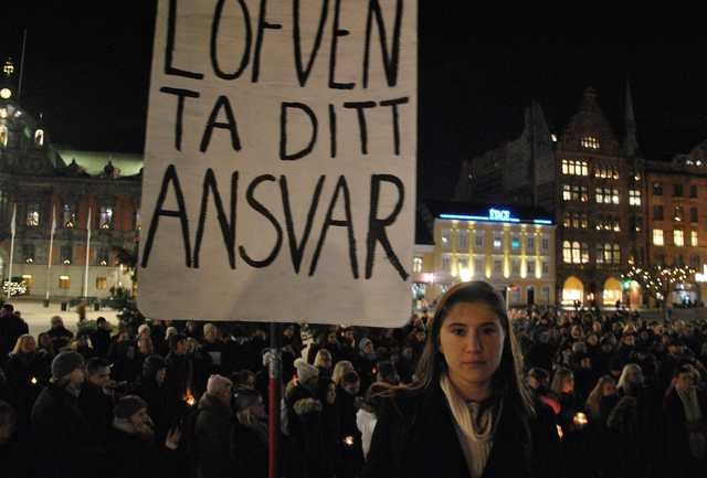 Camilla Lundgren krävde svar från statsministern om gruppvåldtäkterna. Foto: Kristina Davidson