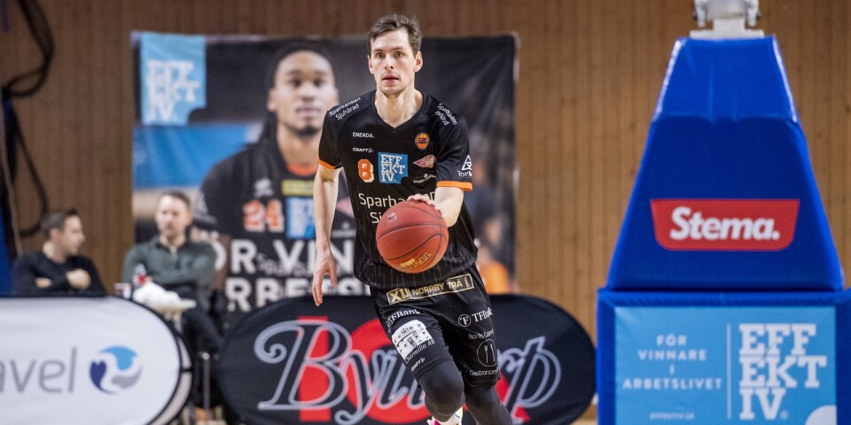 Borås Baskets lagkapten Fredrik Andersson.