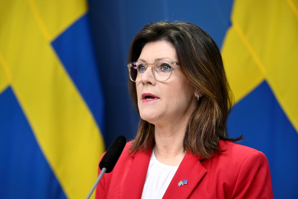 Arbetsmarknadsminister Eva Nordmark. Arkivbild.