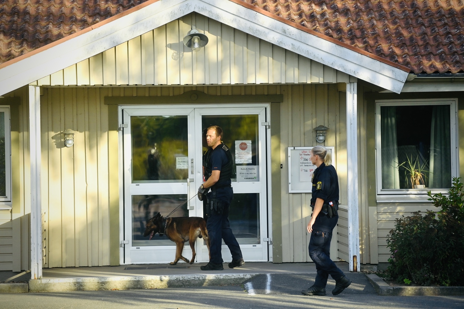 Polisinsats på Gamlegården 1 september 2022