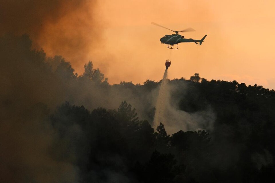 Skogsbränder i södra Frankrike har tvingat myndigheterna att evakuera 10 000 människor från tre olika campingplatser, mitt under semestersäsongen, uppger tjänstemän. Tre bränder bröt ut i Provence-regionen i sydöstra Frankrike och spred sig snabbt på g