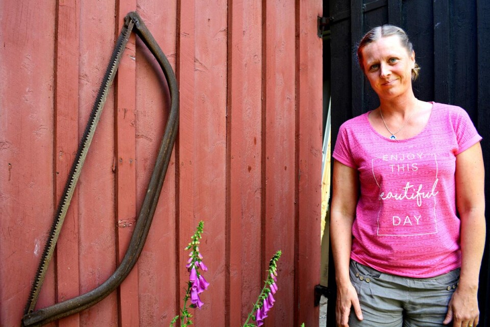 Att fylla 40 bekymrar inte Katinka Ahlström, som försöker njuta i nuet. Foto: Åsa Carlsson