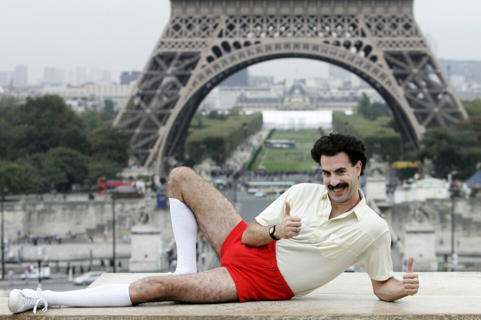 Sacha Baron Cohens kazakstanske tv-journalist Borat är snart tillbaka. Arkivbild.