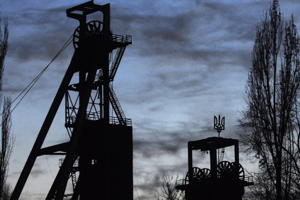Zasiadkas kolgruva i Donetsk. Arkivbild.