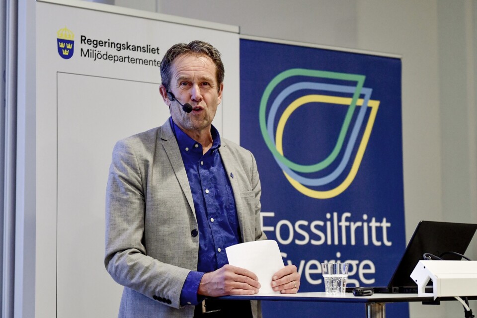 Svante Axelsson, nationell samordnare för Fossilfritt Sverige, som regeringen startade 2015 med syfte att öka takten i klimatomställningen. Arkivbild.