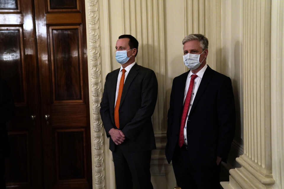 All personal i Vita huset måste nu bära munskydd inomhus. Arkivbild.