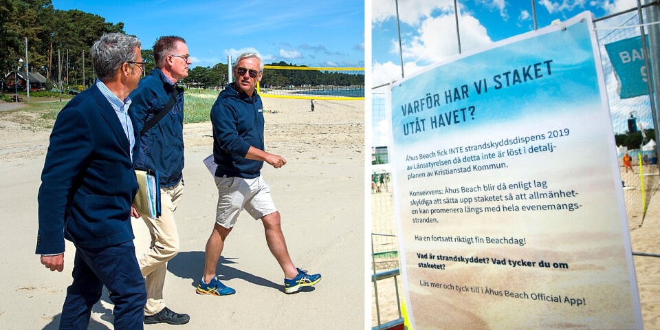 Åhus Beach om staketbeslutet: ”Stor besvikelse”