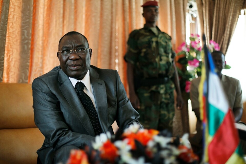 Den tidigare centralafrikanske presidenten Michel Djotodia. Arkivbild.