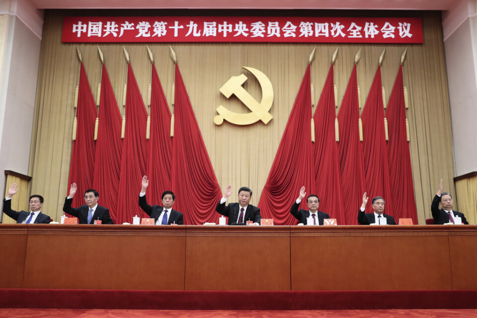 Situationen i Hongkong stod högt upp på dagordningen när kinesiska kommunistpartiets centralkommitté höll möte i Peking i veckan.