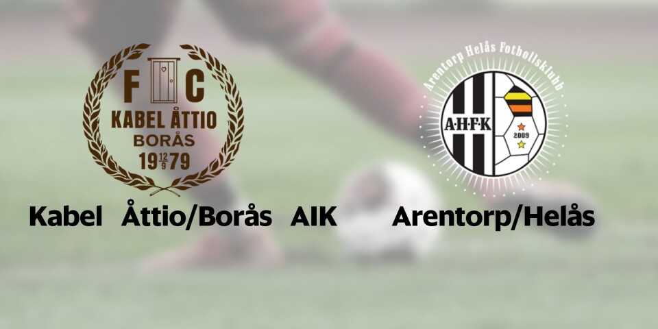 Kabel Åttio/Borås AIK möter Arentorp/Helås hemma