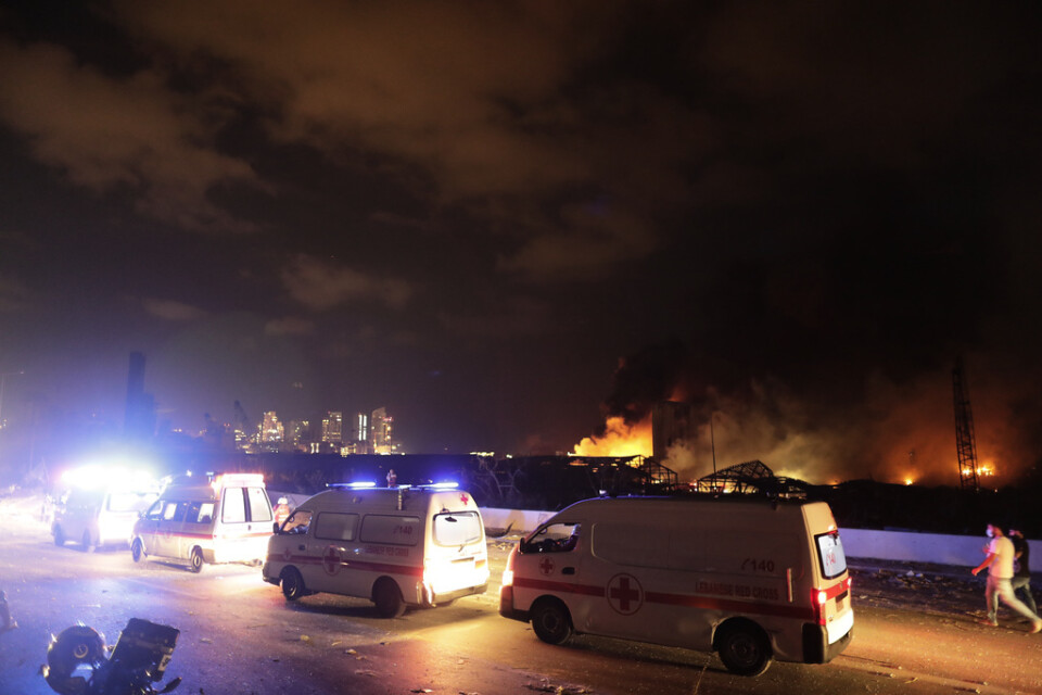 Tusentals människor har skadats i explosionerna i Beiruts hamn.