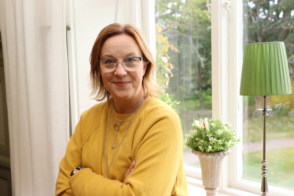 Stihna Johansson Evertsson (C), distriktsordförande för Centerpartiet i Kalmar län.