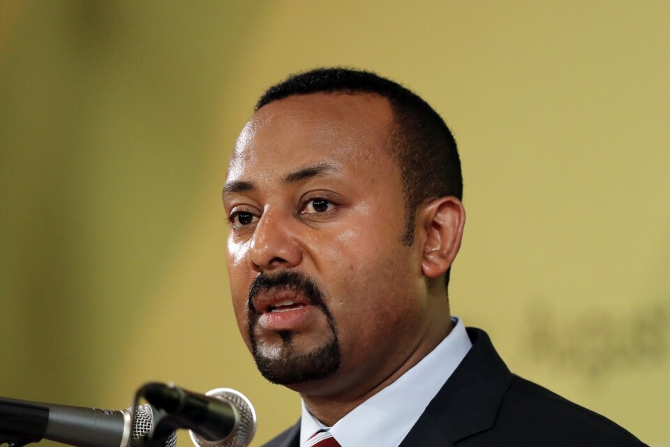Etiopiens premiärminister Abiy Ahmed har utlyst nödläge till följd av covid-19. Arkivbild.