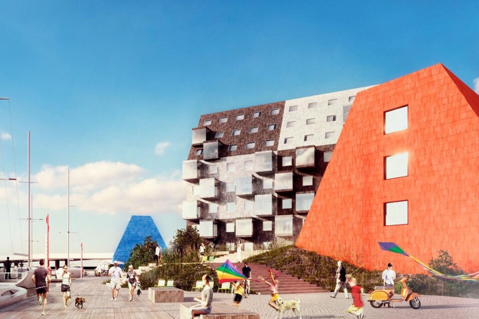 Så här skulle Kihlströms kaj på Björkholmen kunna se ut i framtiden, enligt ritningar av den kände arkitekten Gert Wingårdh. Björkholmsbor och många andra rasar mot förslaget!