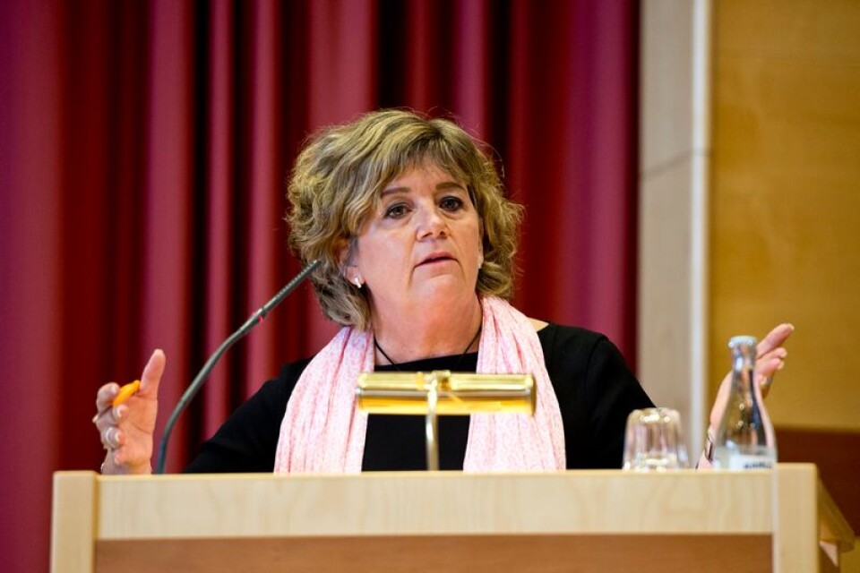 Christina Mattisson (S), oppositionsråd i landstinget Blekinge.