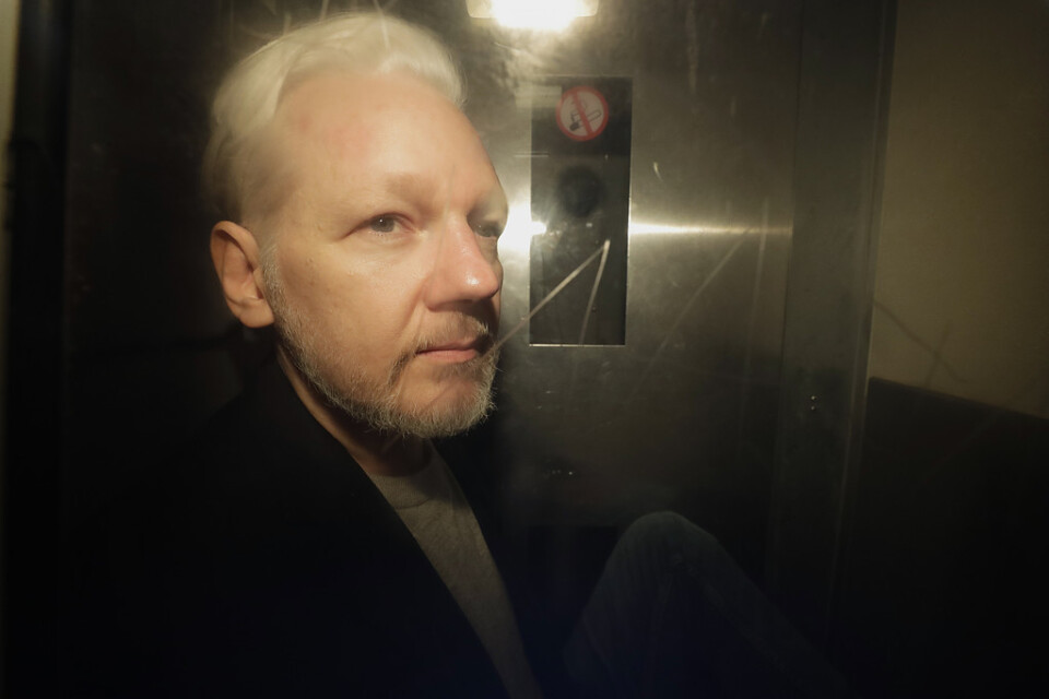 Brittiska domstolar ska nu avgöra om Julian Assange kommer att utlämnas till USA. Arkivbild.