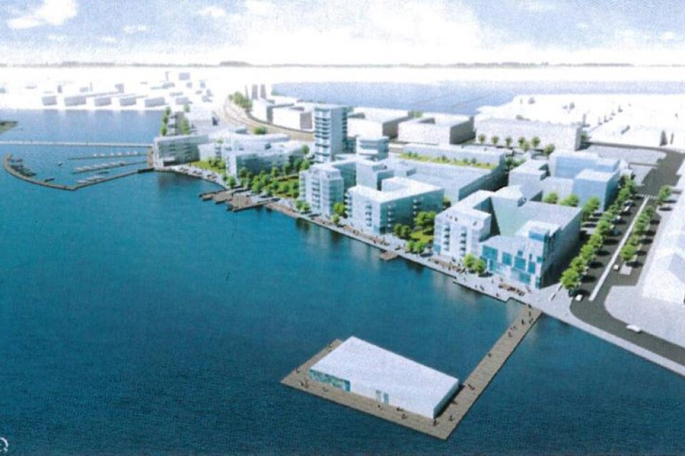 Den nya stadsdelen ska bli Karlskronas grönaste och bebyggelsen ska möta vattnet.