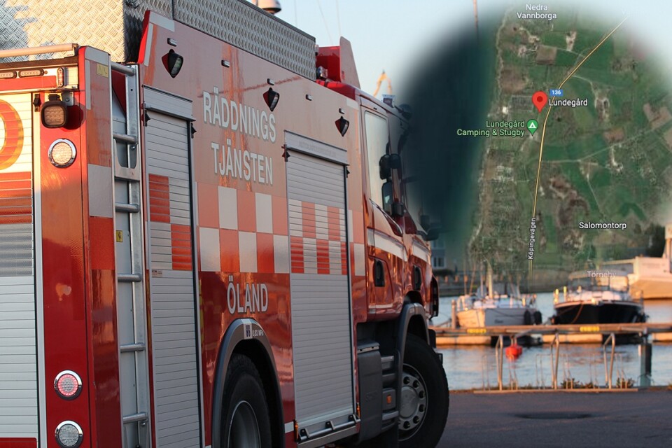 Räddningstjänsten ryckte ut till Lundegård, men visade sig vara en kontrollerad eldning.