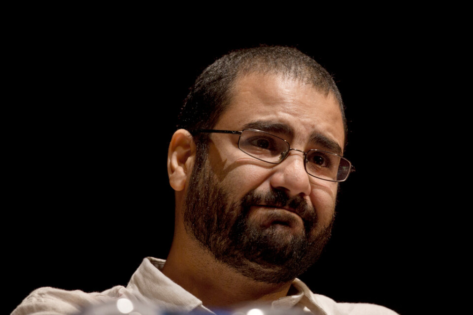 Alaa Abdel-Fattah på en bild från 2014.