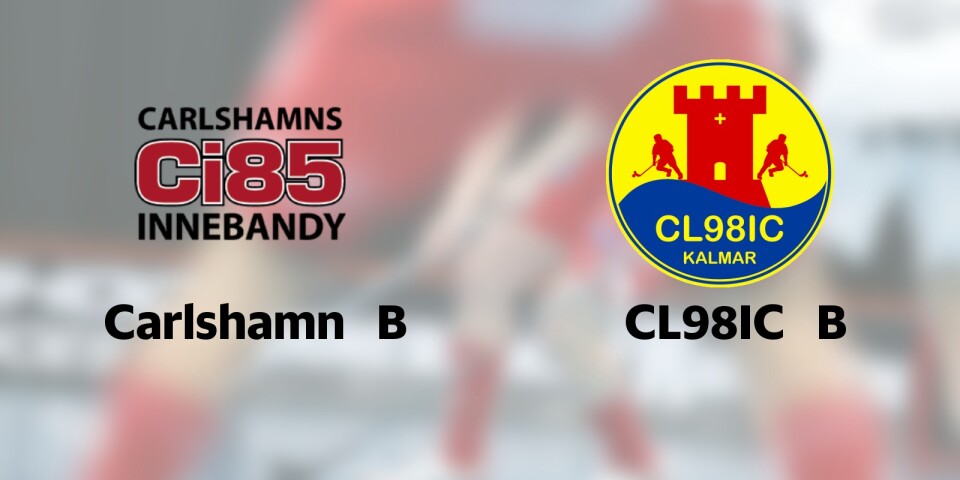 Carlshamn B tar emot CL98IC B