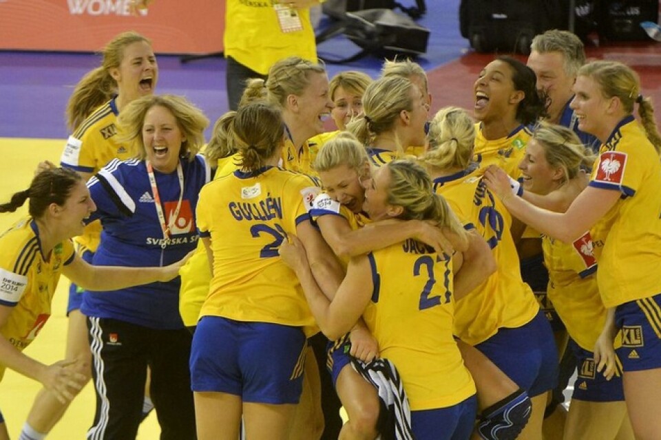 När det som bäst behövdes började målvaktsspelet att fungera. Sverige fixade EM-brons. Foto: Tibor Illyes/TT
