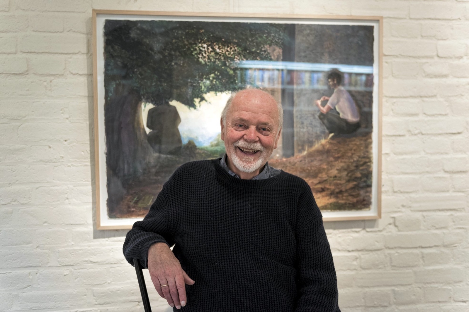 Mats Lindh har arbetat med konst sedan 70-talet.