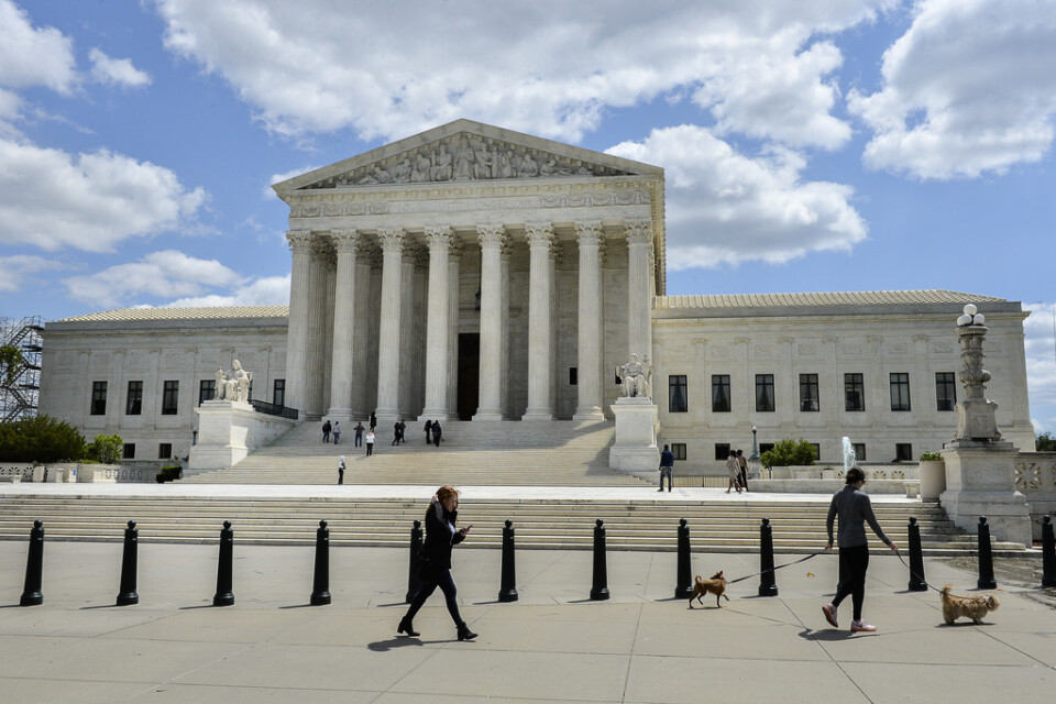 USA:s högsta domstol har sitt säte i Washington DC. Arkivbild.