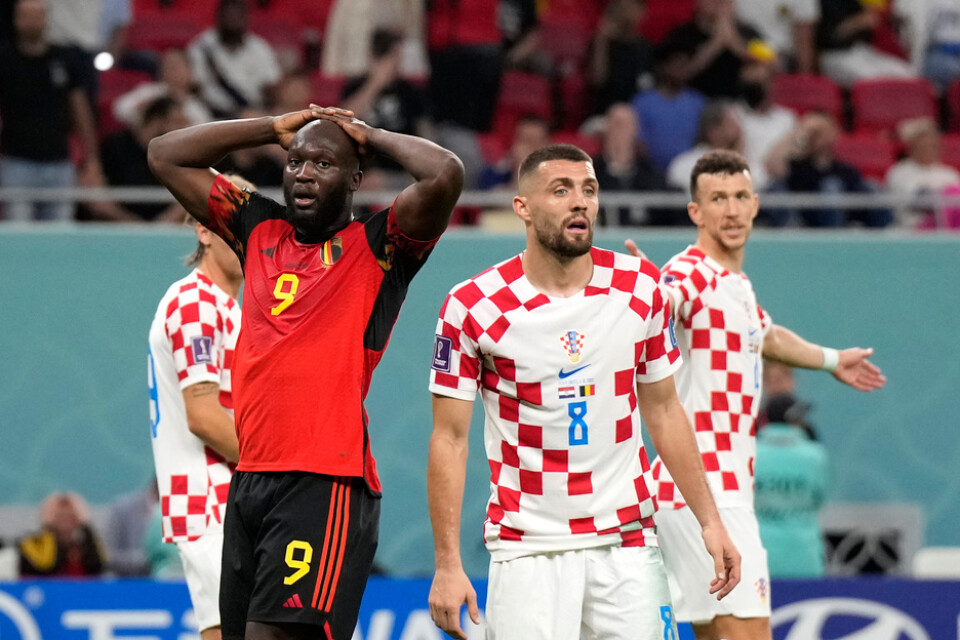 Romelu Lukaku brände matchens hetaste målchans när Belgien spelade 0–0 mot Kroatien.